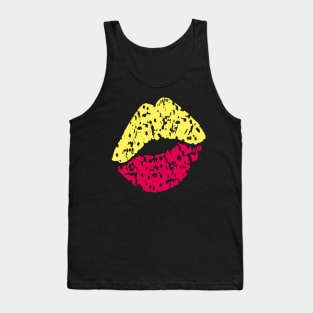 Colorful Lips Tank Top